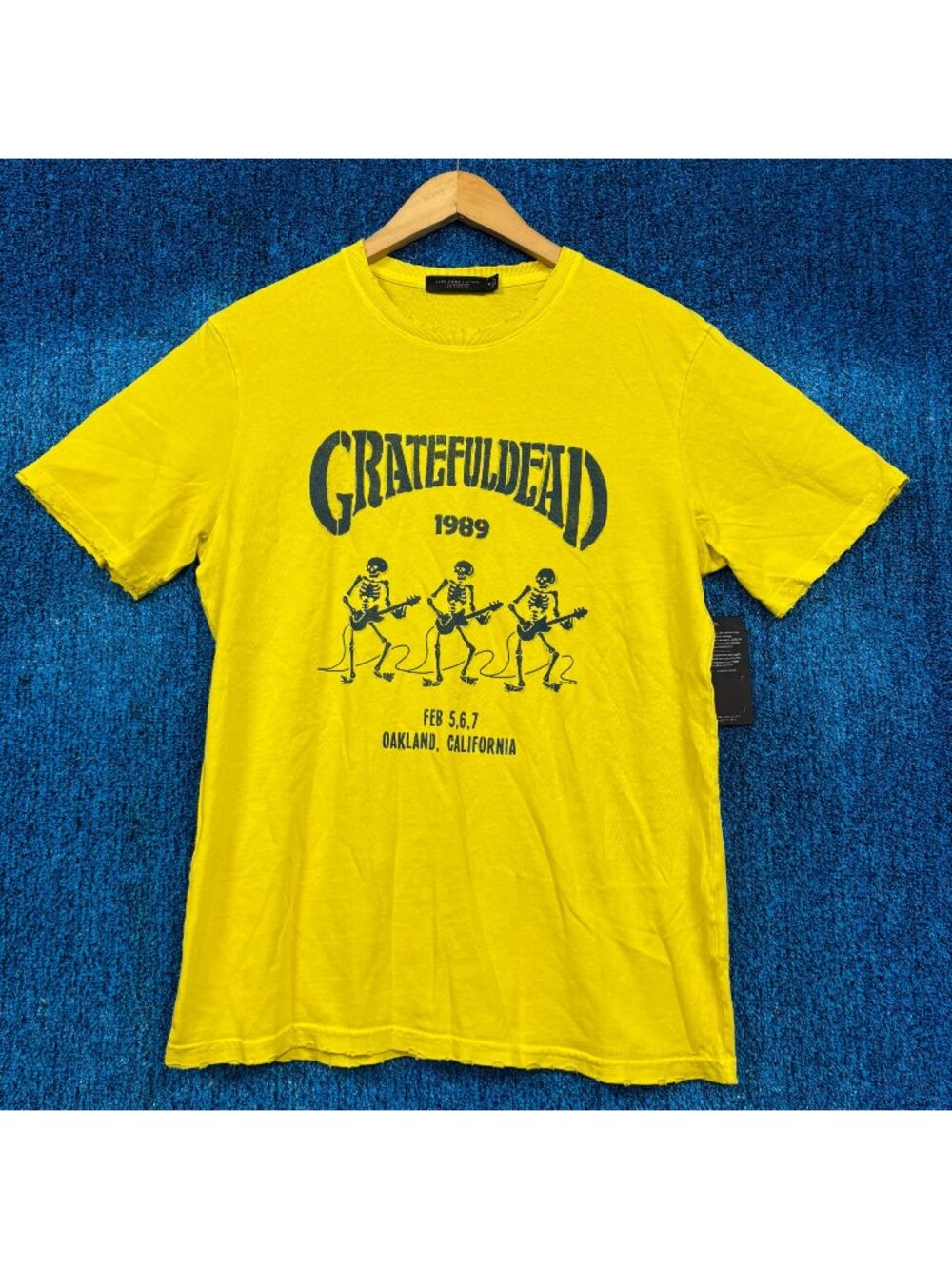 Grateful Dead Uncle Sam 1989 Oakland Rock Show Band Tee M